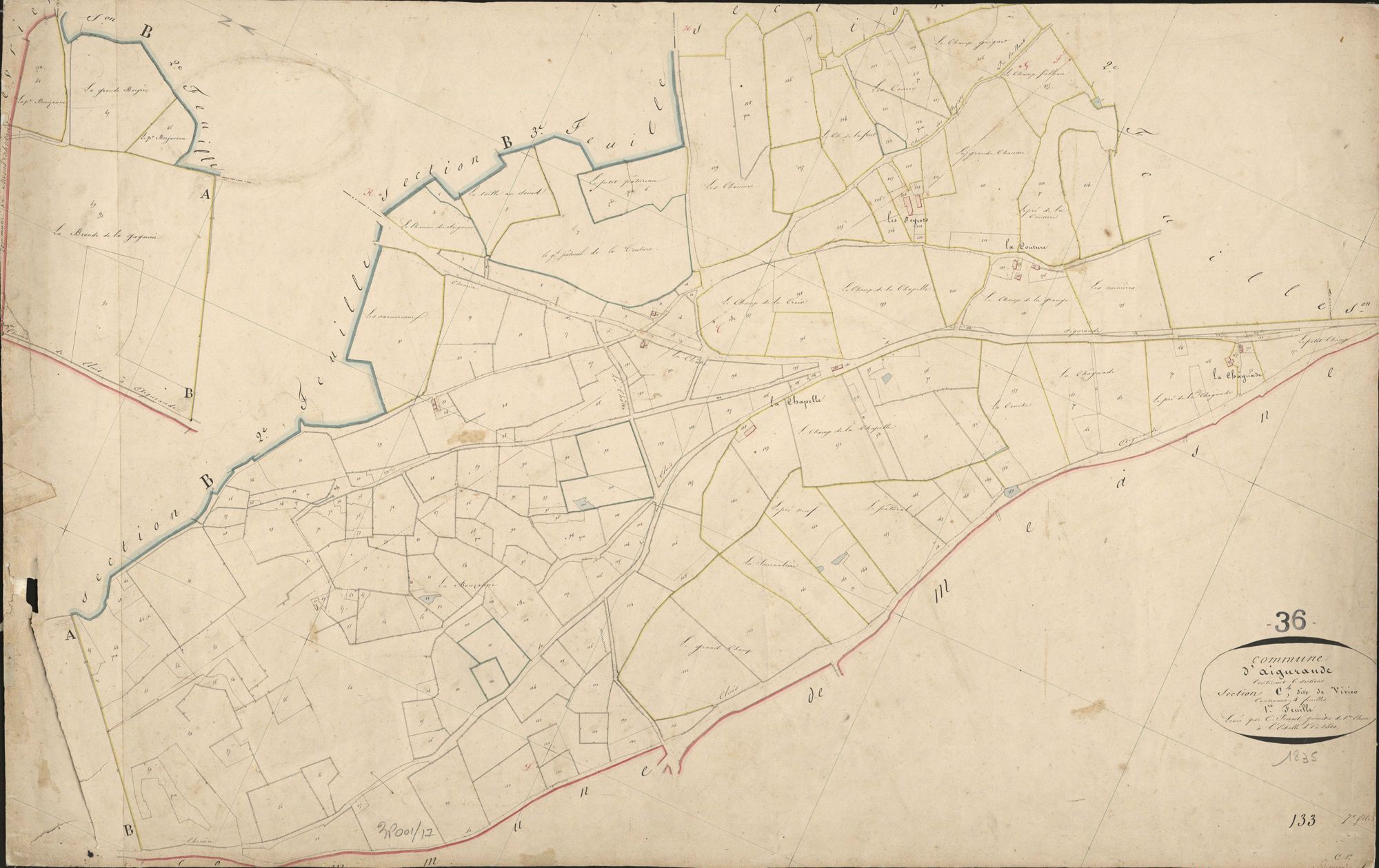 Aigurande - Section C1, dite de Vivier.