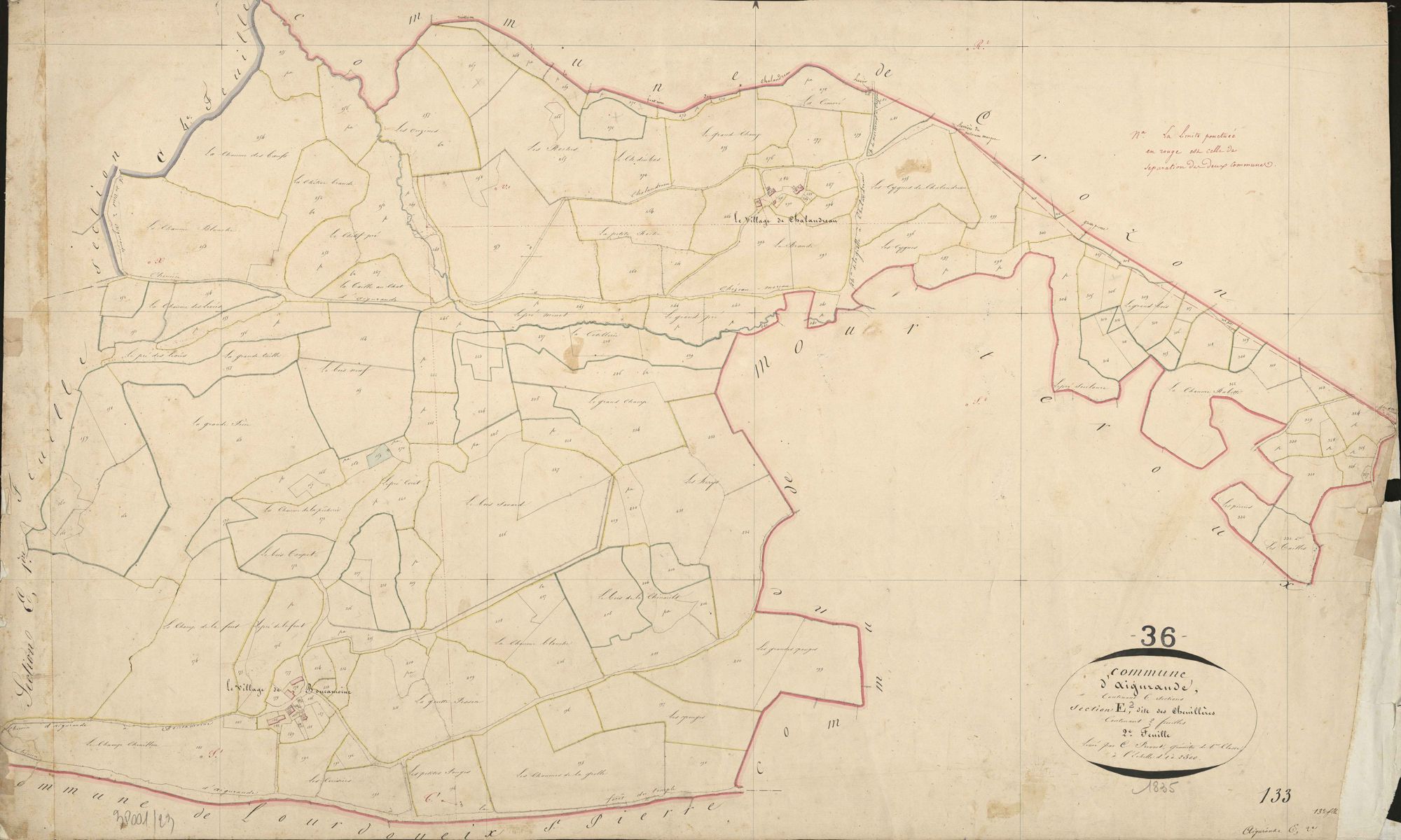 Aigurande - Section E2, dite des Chenillères.