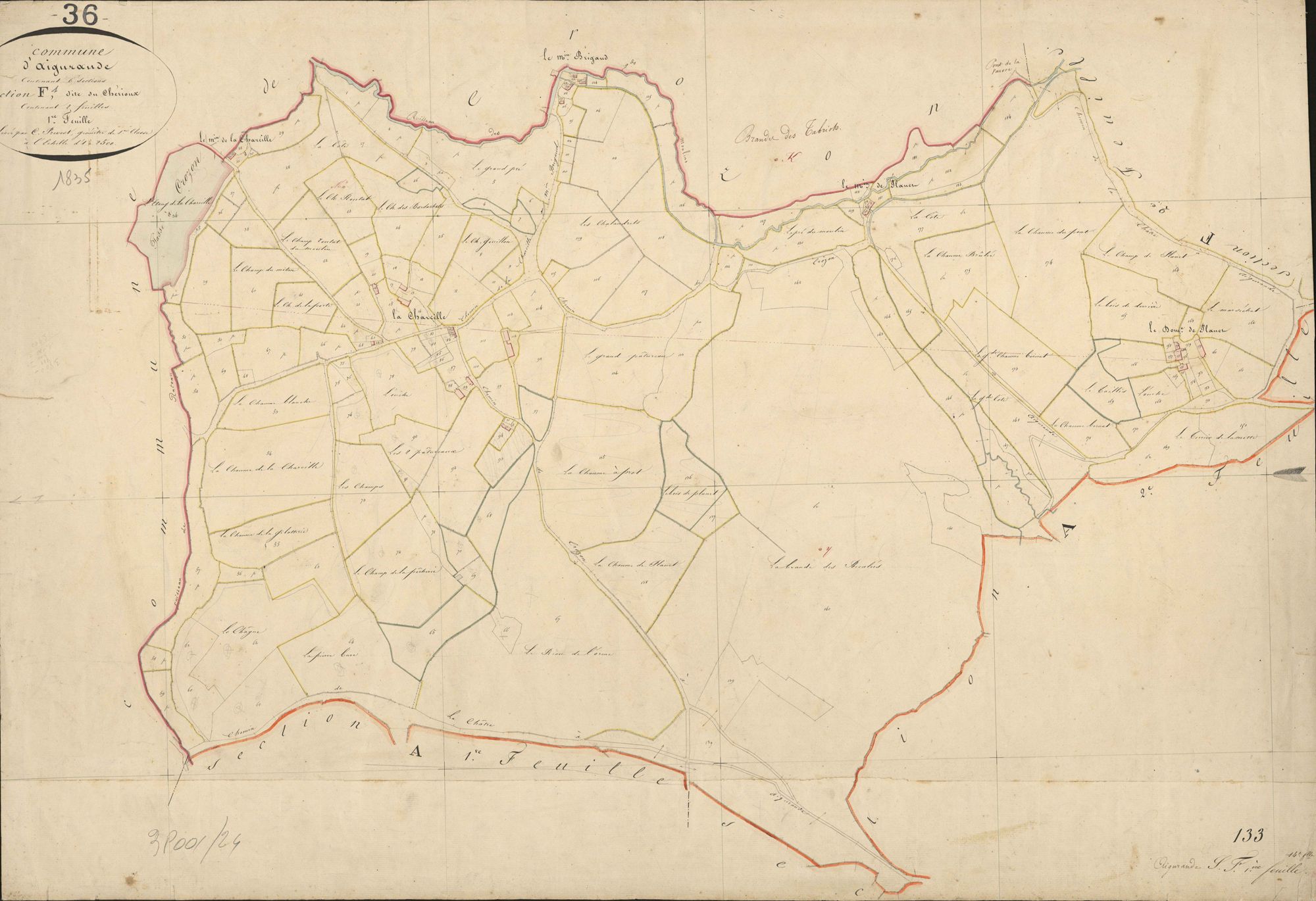 Aigurande - Section F1, dite du Chérioux.