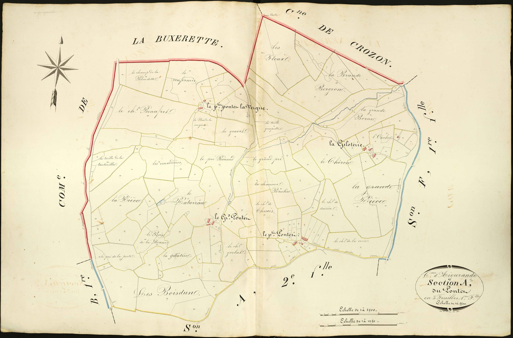 Aigurande - Section A1, dite de Pontet.