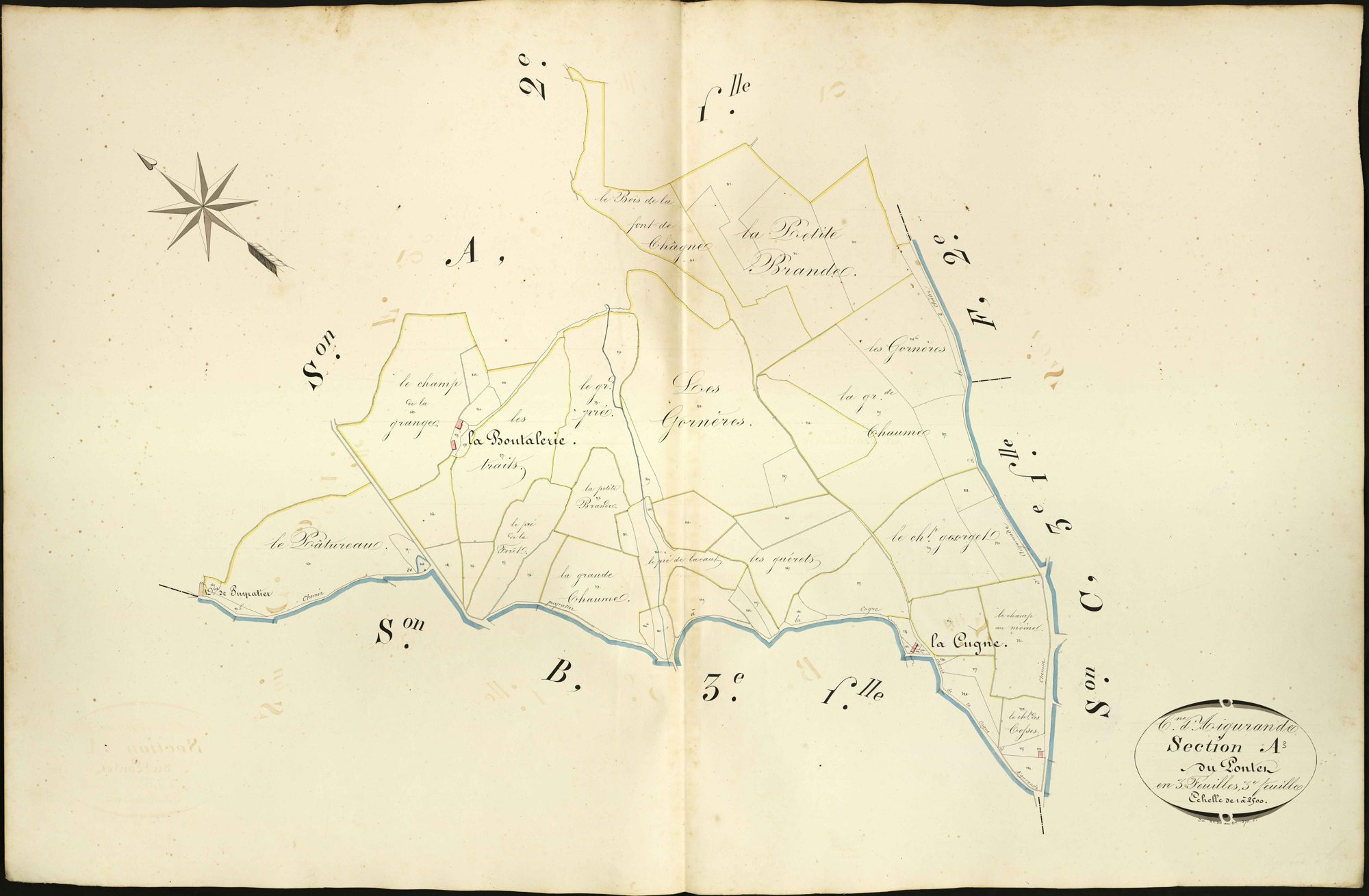 Aigurande - Section A3, dite de Pontet.