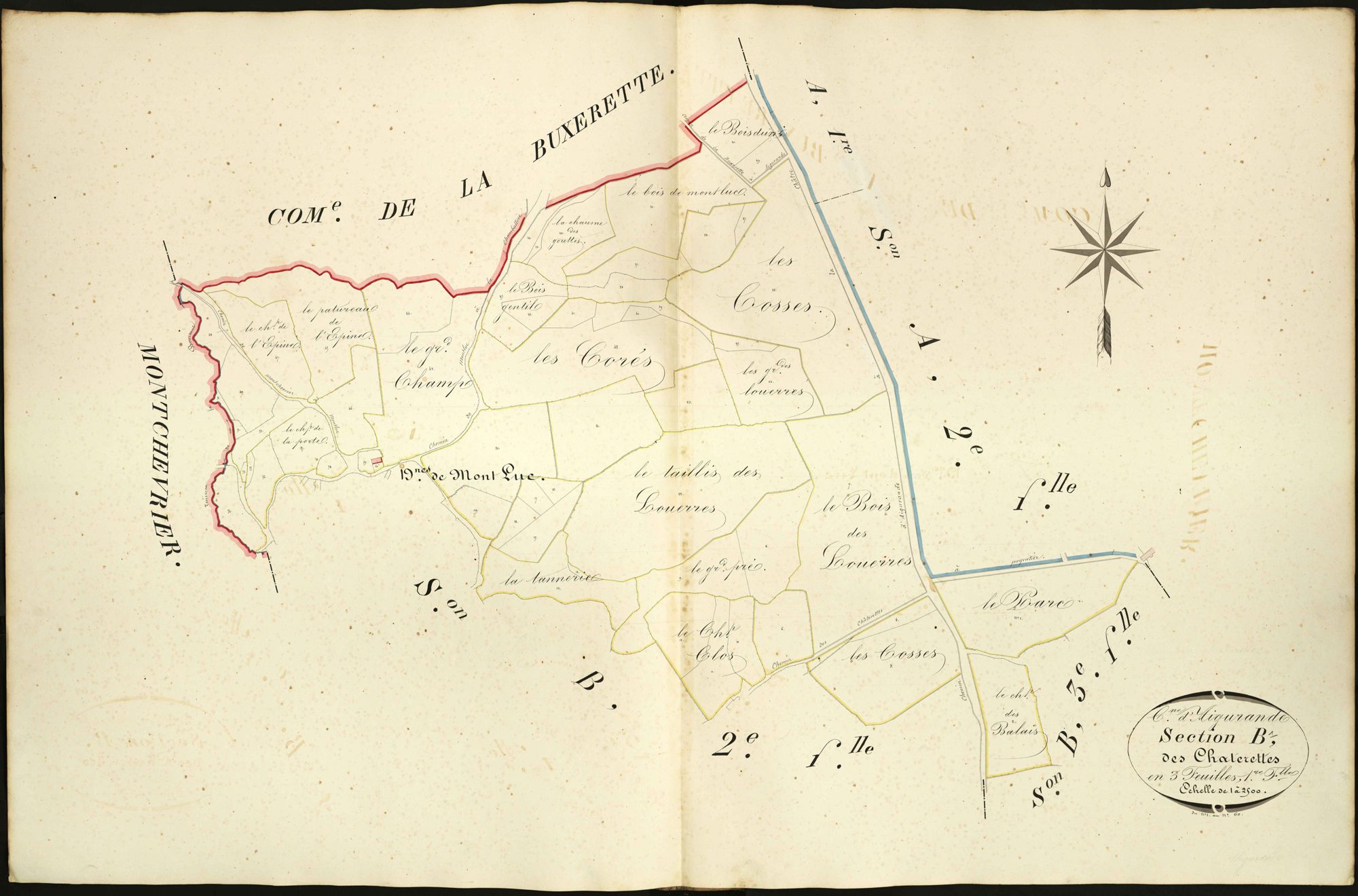 Aigurande - Section B1, dite des Chaterettes.