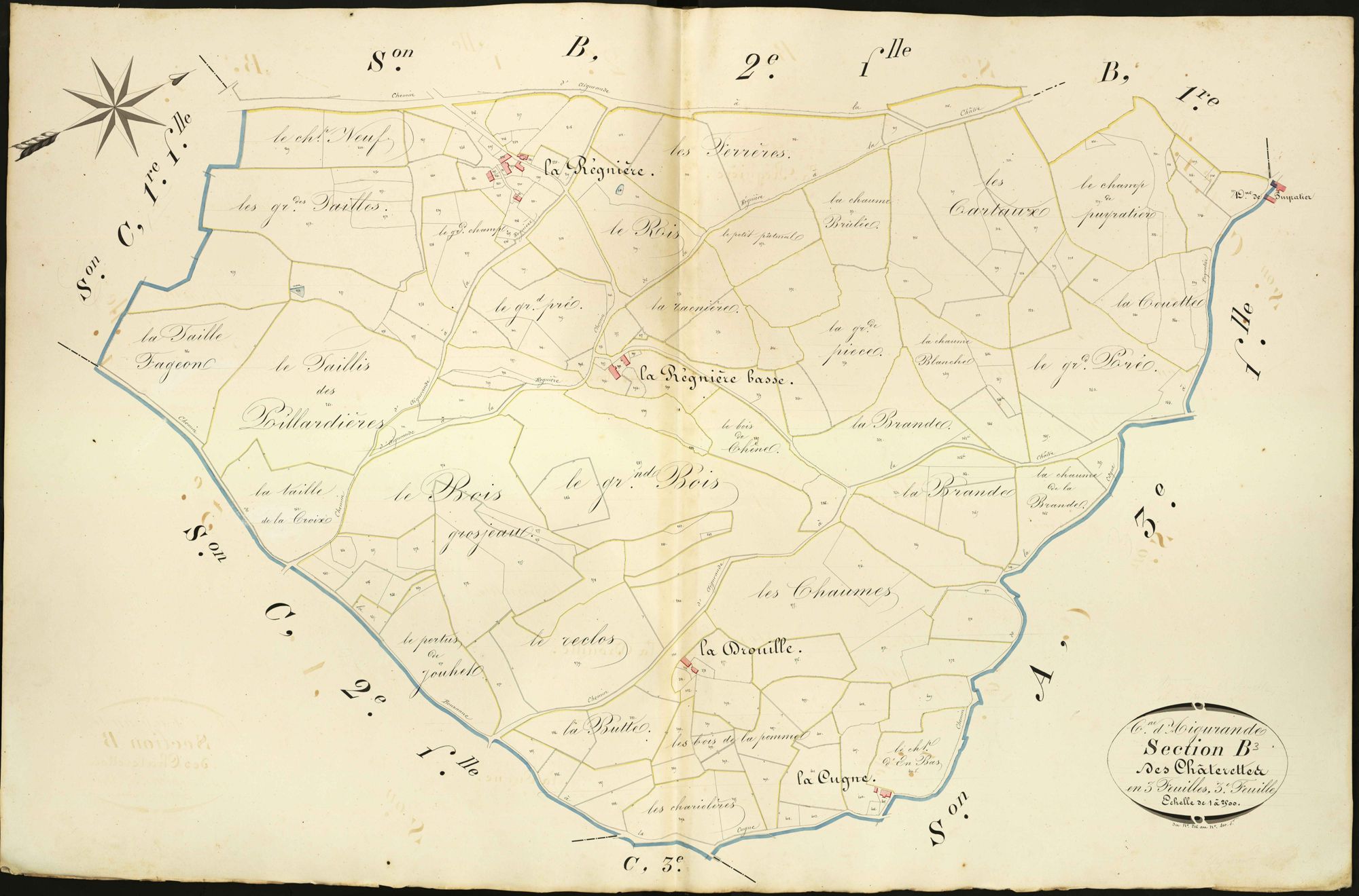 Aigurande - Section B3, dite des Châterettes.
