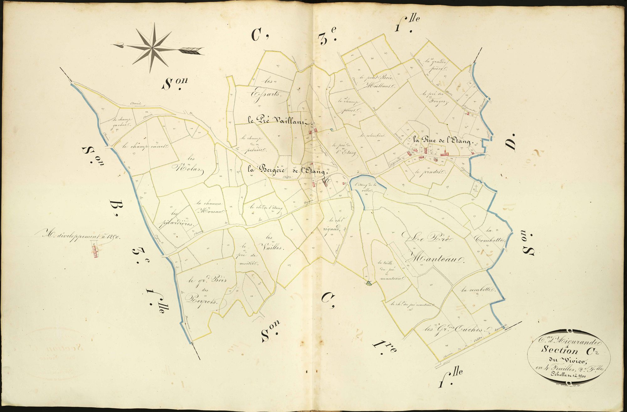 Aigurande - Section C2, dite de Vivier.