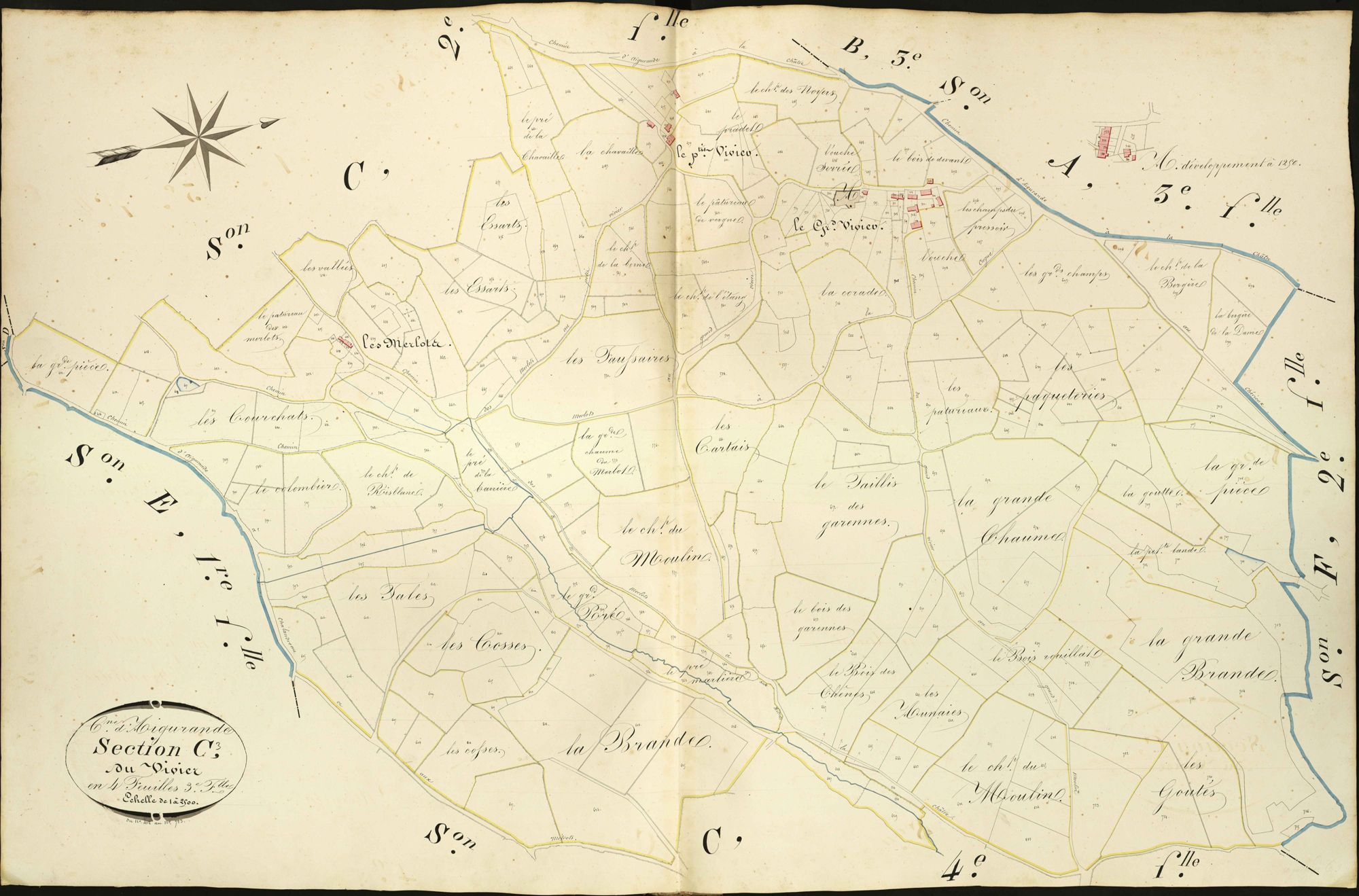 Aigurande - Section C3, dite de Vivier.