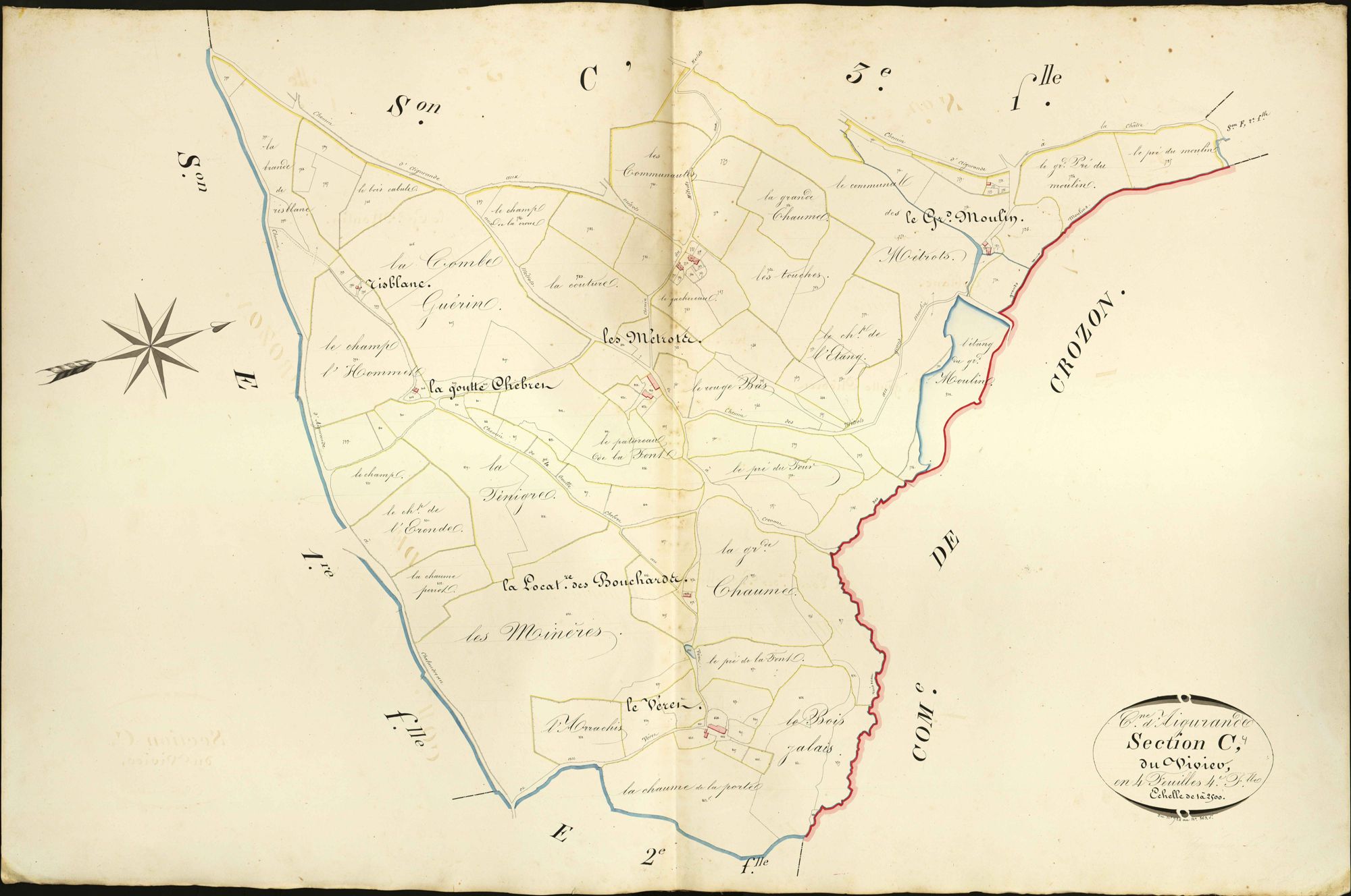 Aigurande - Section C4, dite de Vivier.