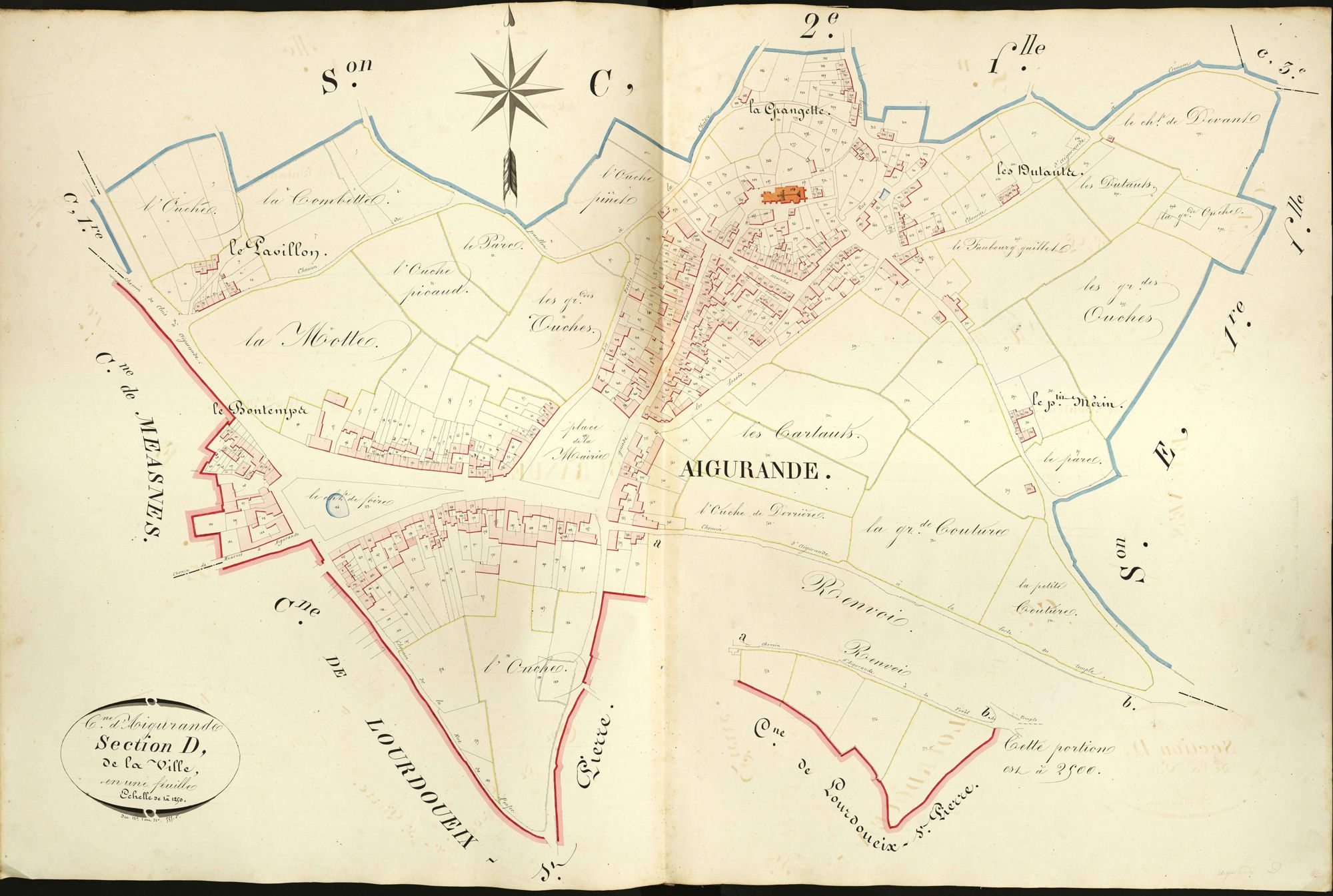 Aigurande - Section D, dite de la Ville.