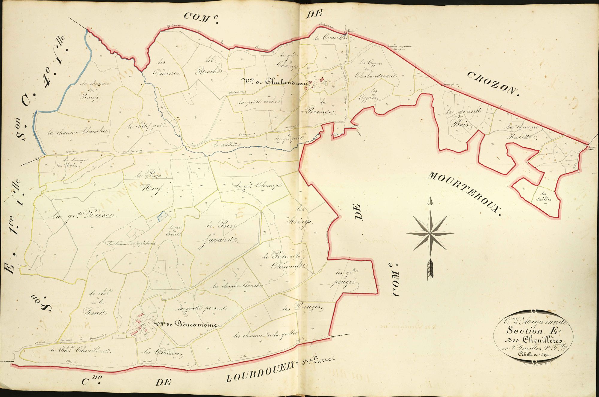 Aigurande - Section E2, dite des Chenillères.