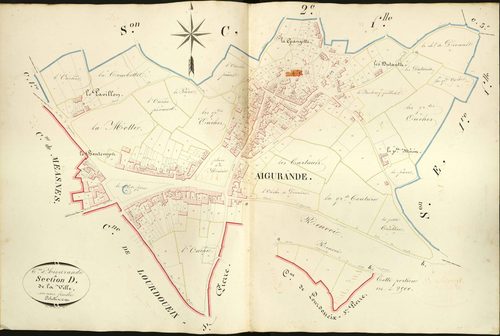Aigurande - Section D, dite de la Ville.