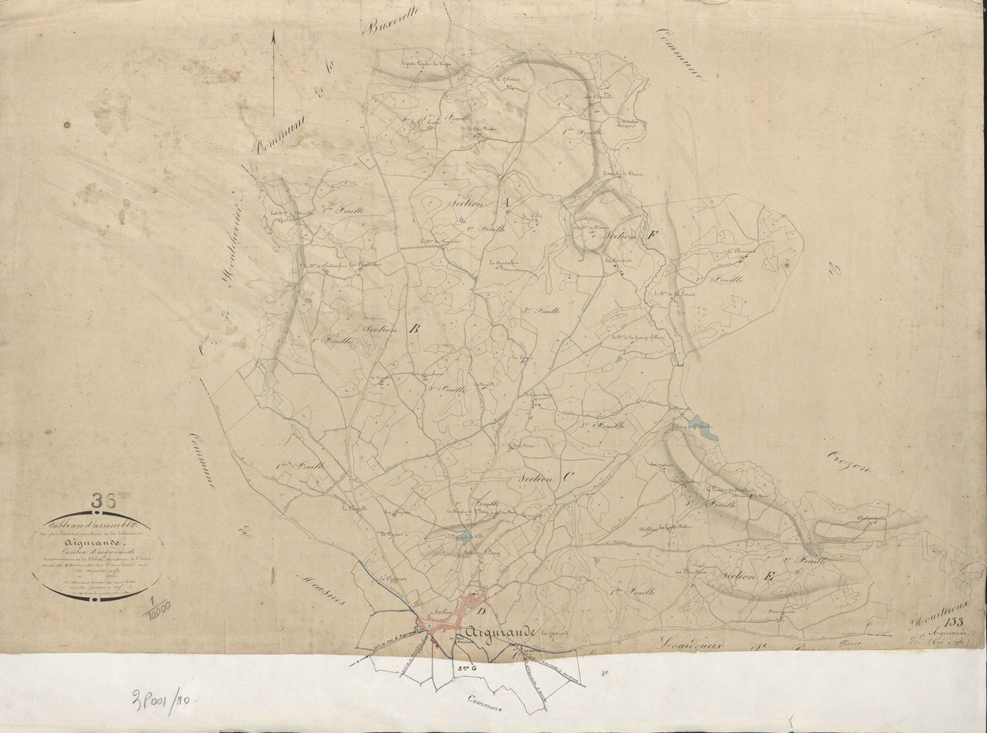 Aigurande - Tableau d'assemblage.