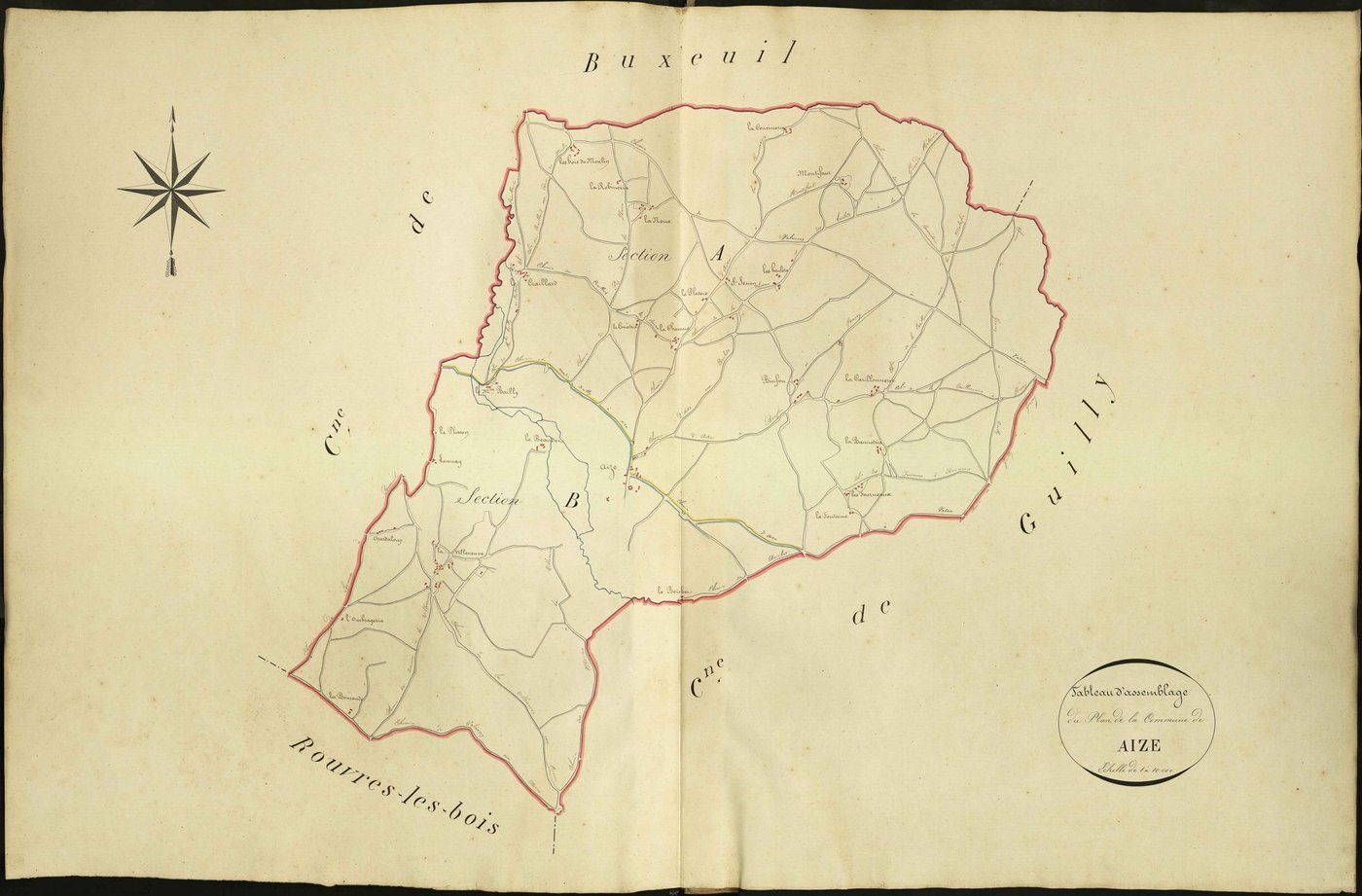 Aize - Tableau d'assemblage.