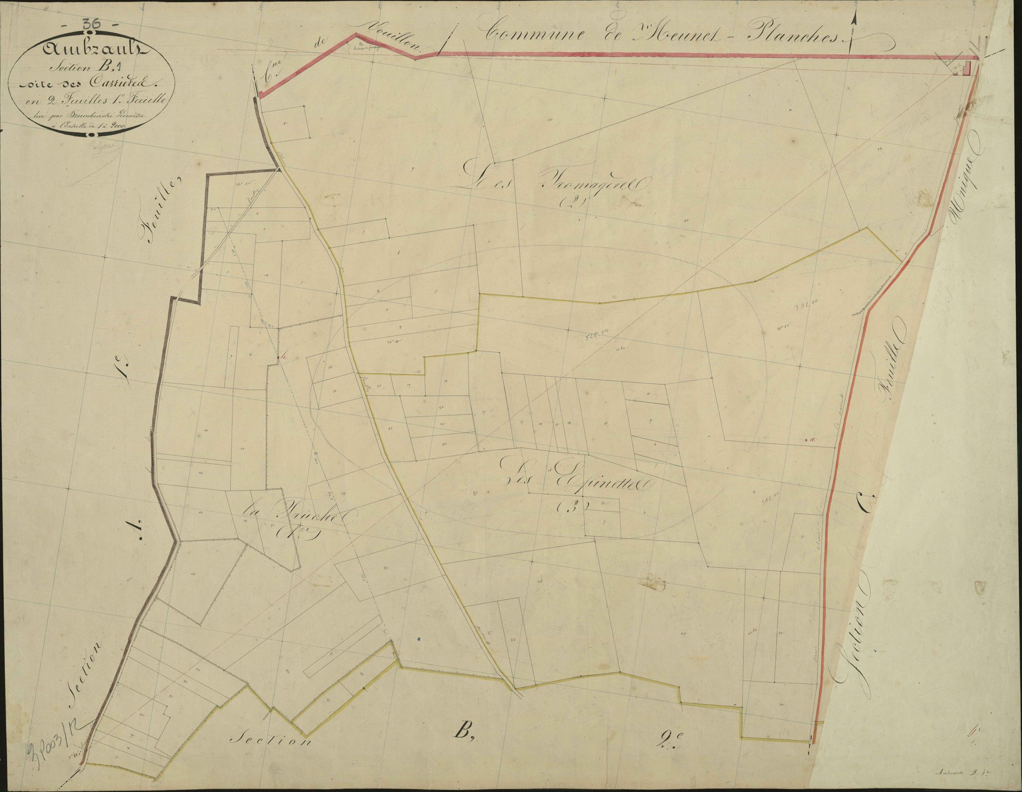 Ambrault - Section B1, dite des Carrières.