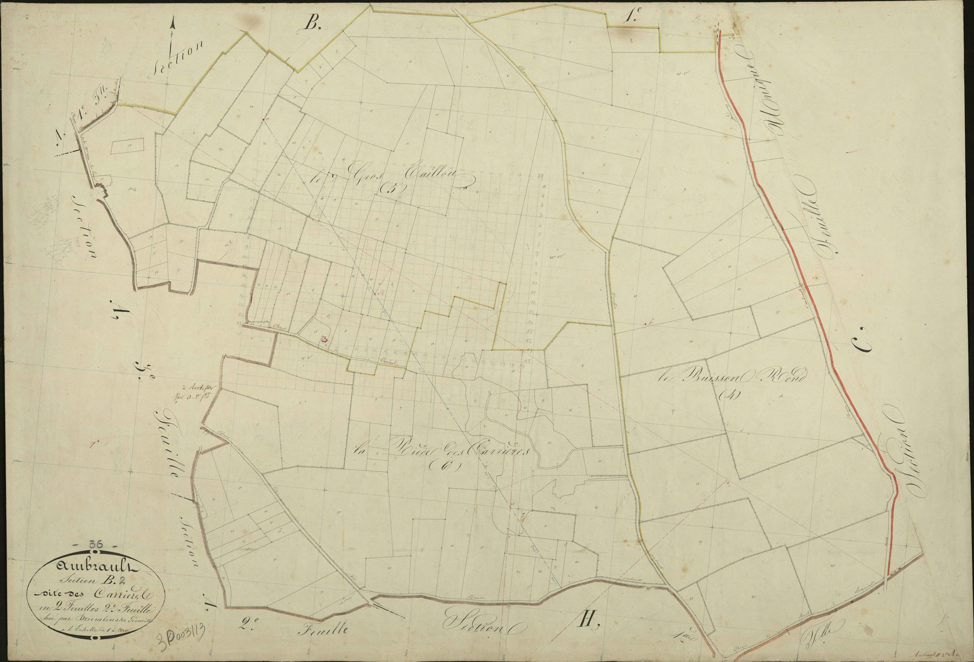 Ambrault - Section B2, dite des Carrières.