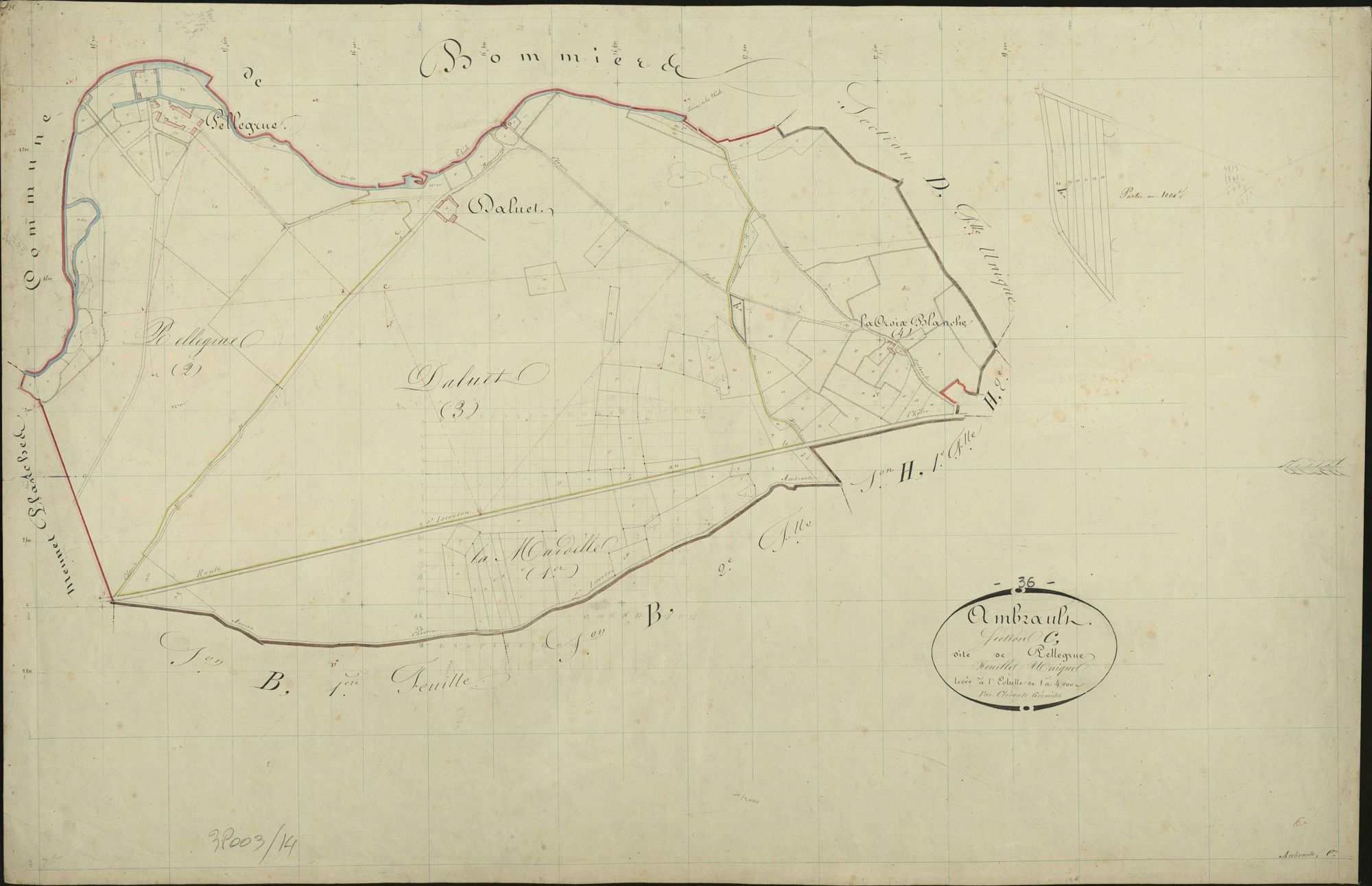 Ambrault - Section C, dite de Pellegrue.