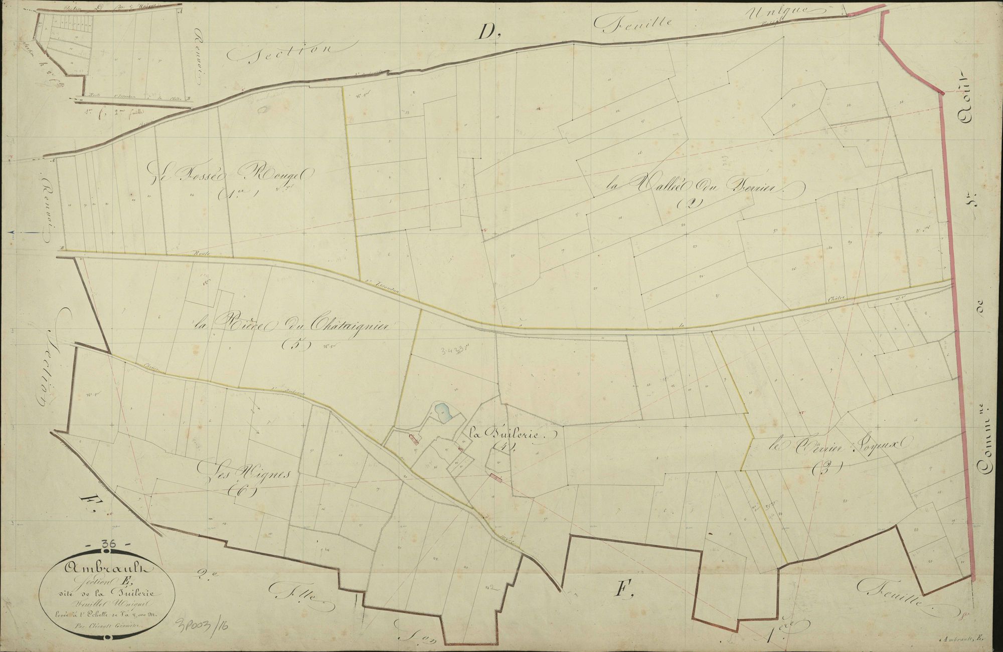 Ambrault - Section E, dite de la Tuilerie.