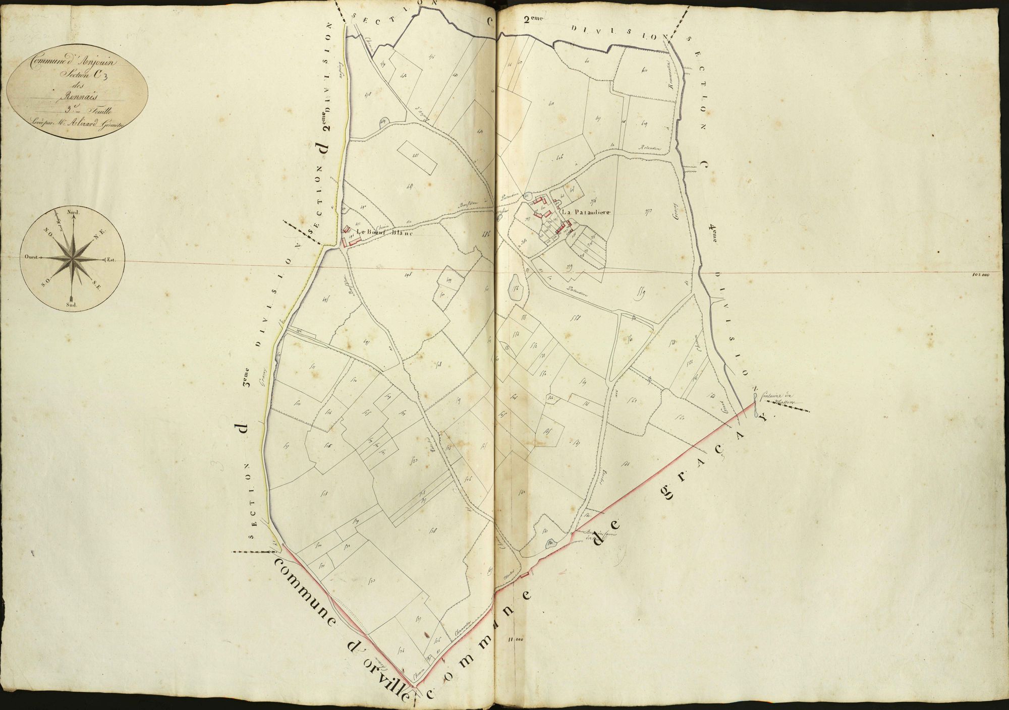 Anjouin - Section C3, dite des Ronnais.