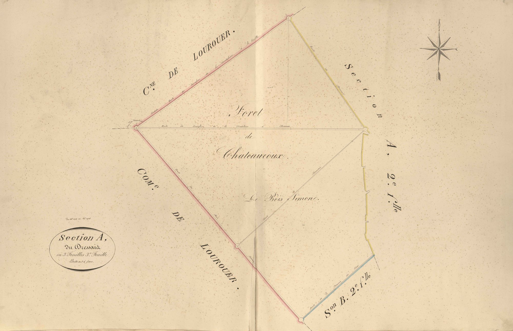 Ardentes - Section D3, dite de Dressais, ancienne section A3 de Saint-Martin.