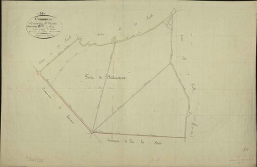 Ardentes - Section E2, dite du Bourg, ancienne section B2 de Saint-Martin.