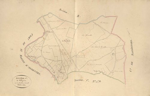 Ardentes - Section C1, dite de Villejovet.
