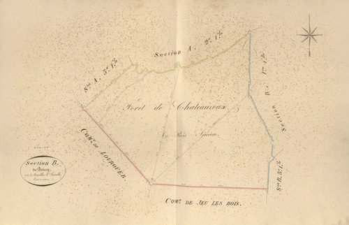 Ardentes - Section E2, dite du Bourg, ancienne section B2 de Saint-Martin.