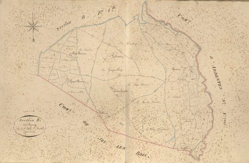 Ardentes - Section E3, dite du Bourg, ancienne section B2 de Saint-Martin.