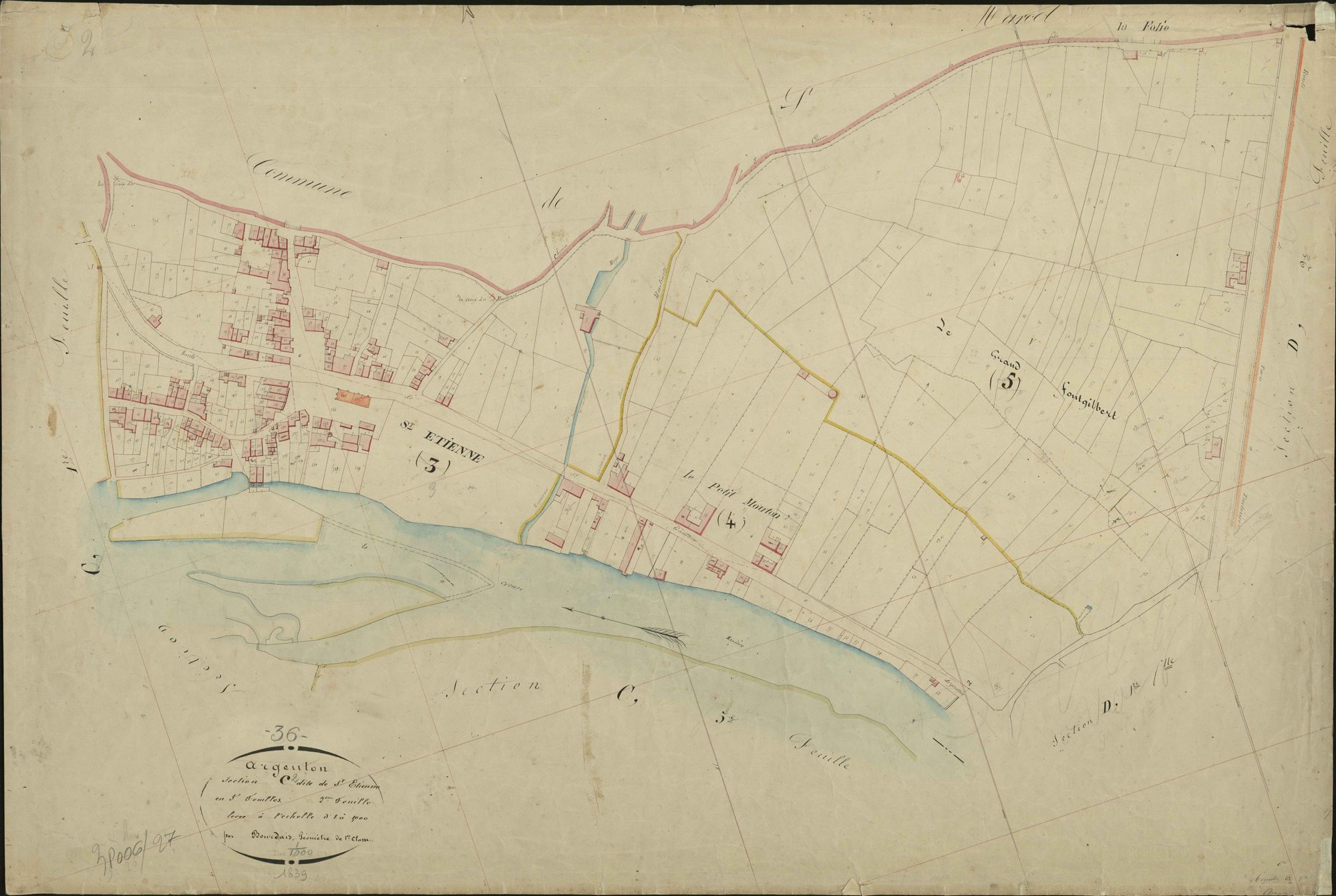 Argenton-sur-Creuse - Section C2, dite de Saint-Etienne.