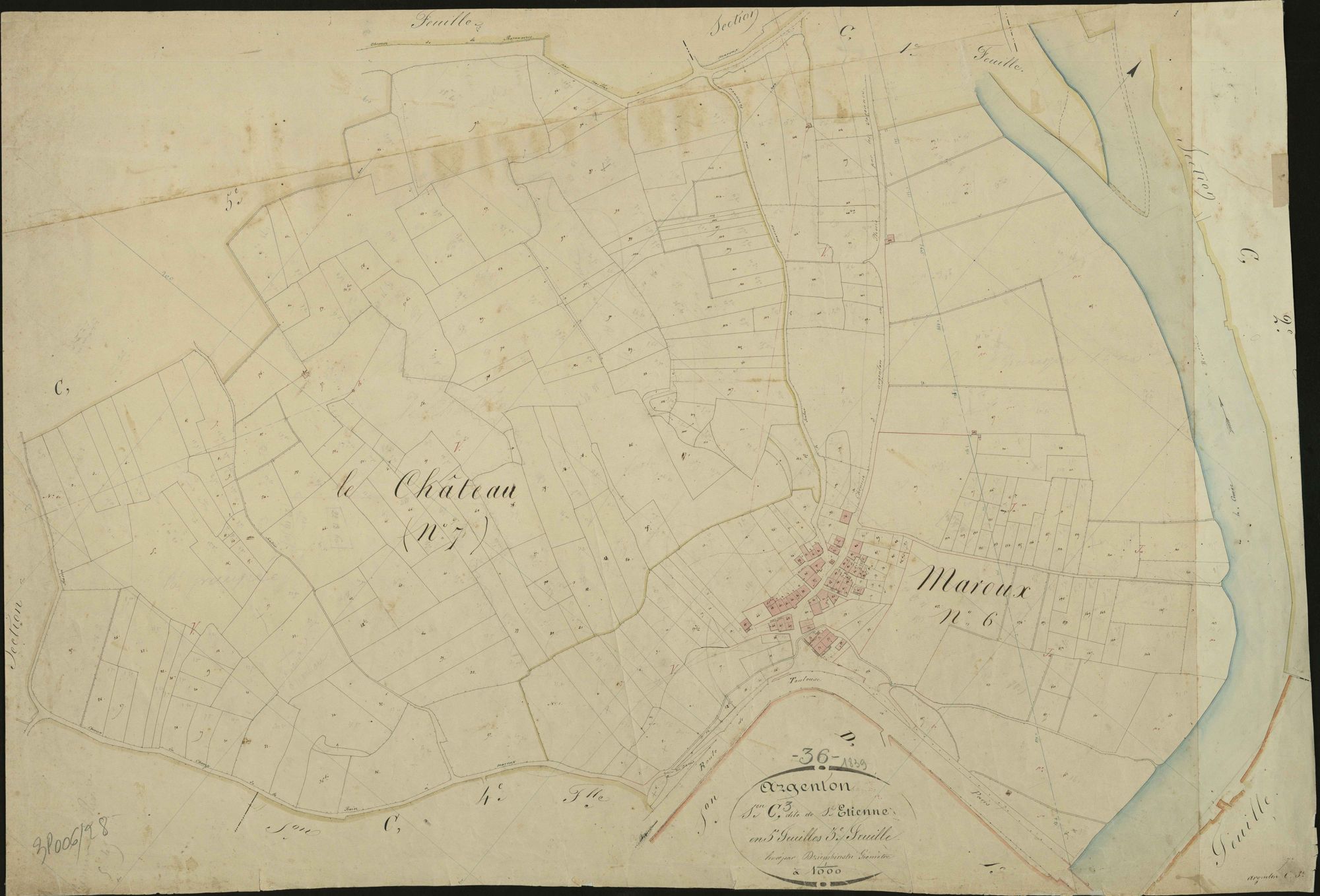 Argenton-sur-Creuse - Section C3, dite de Saint-Etienne.