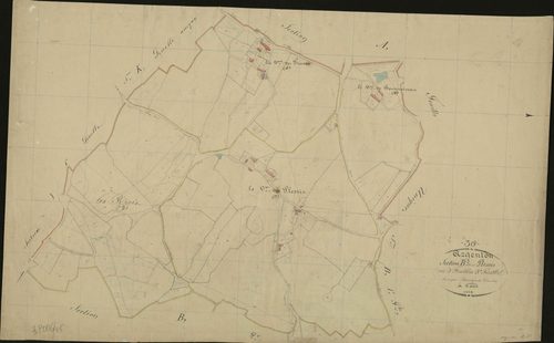 Argenton-sur-Creuse - Section B3, dite du Plessis.