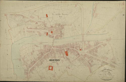 Argenton-sur-Creuse - Section D1, dite de la Ville.