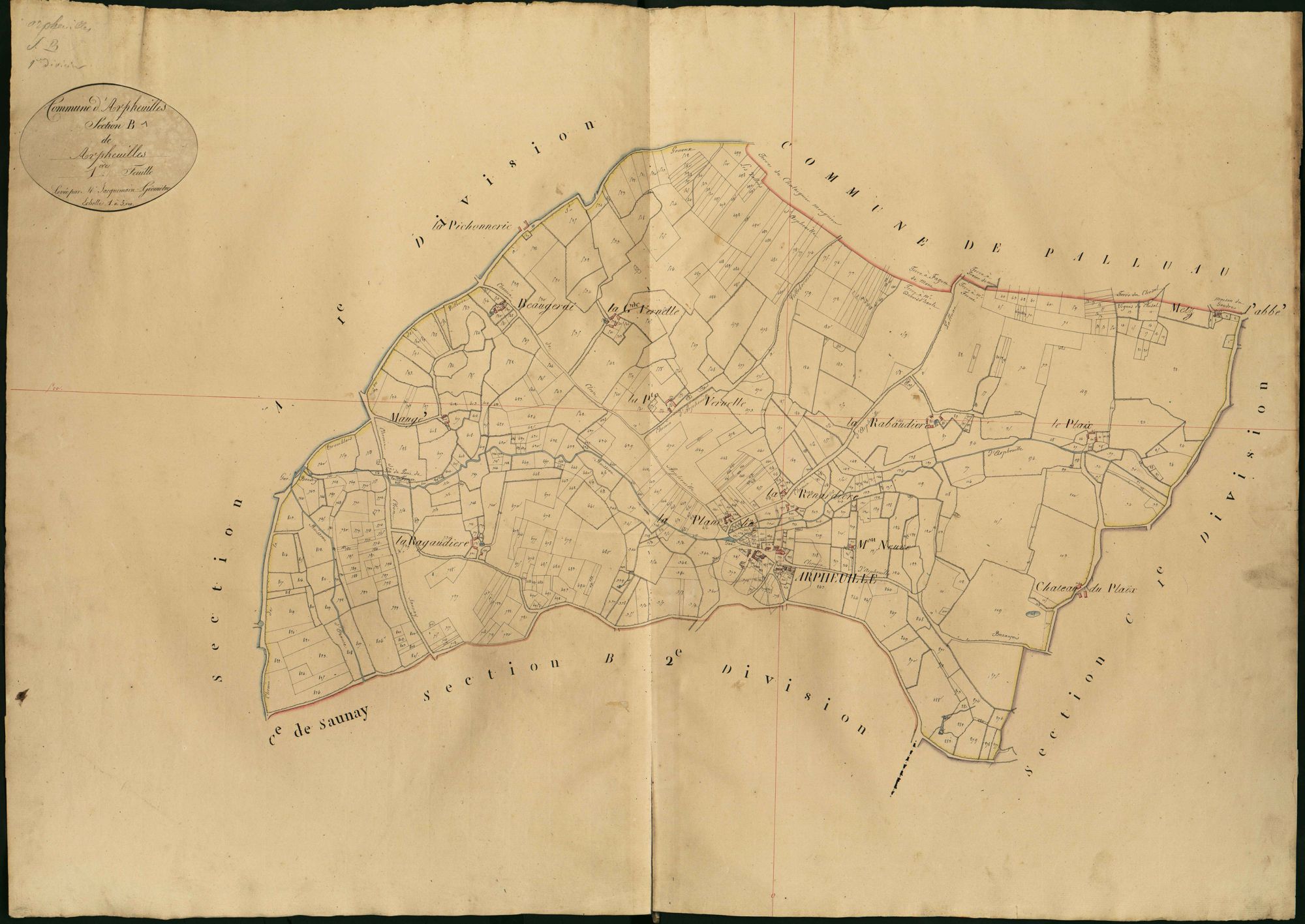 Arpheuilles - Section B1, dite d'Arpheuilles.