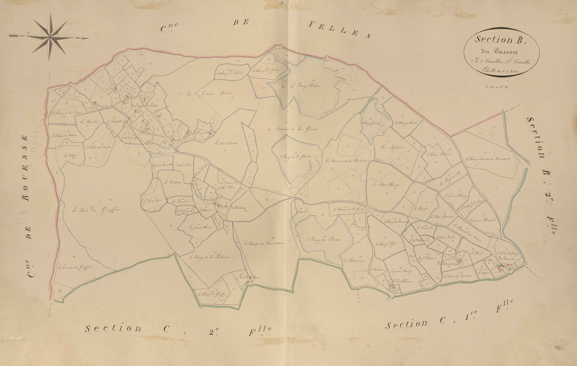 Arthon - Section B3, dite du Casson.