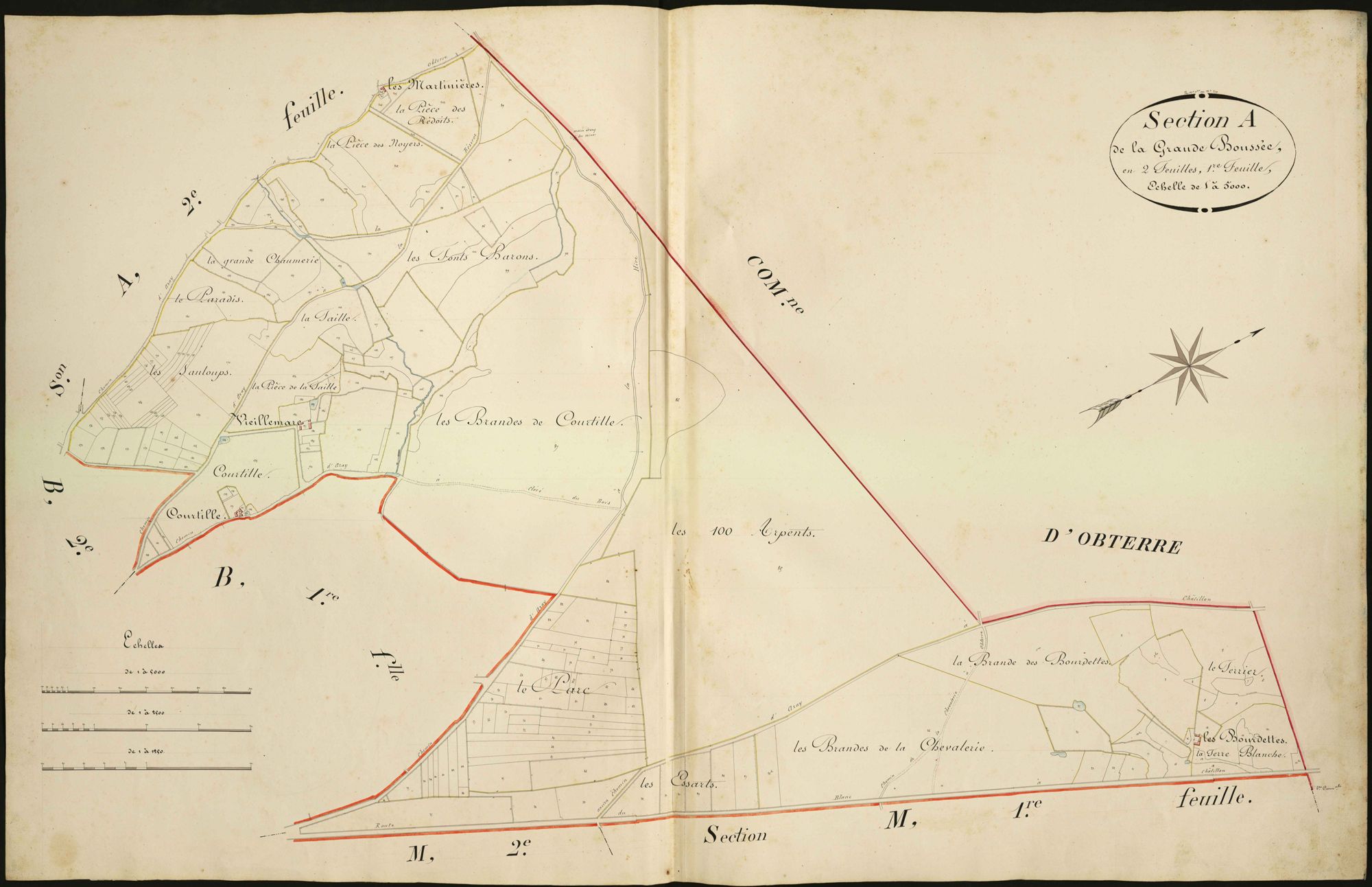 Azay-Le-Ferron - Section A1, dite de la Grande Boussée.
