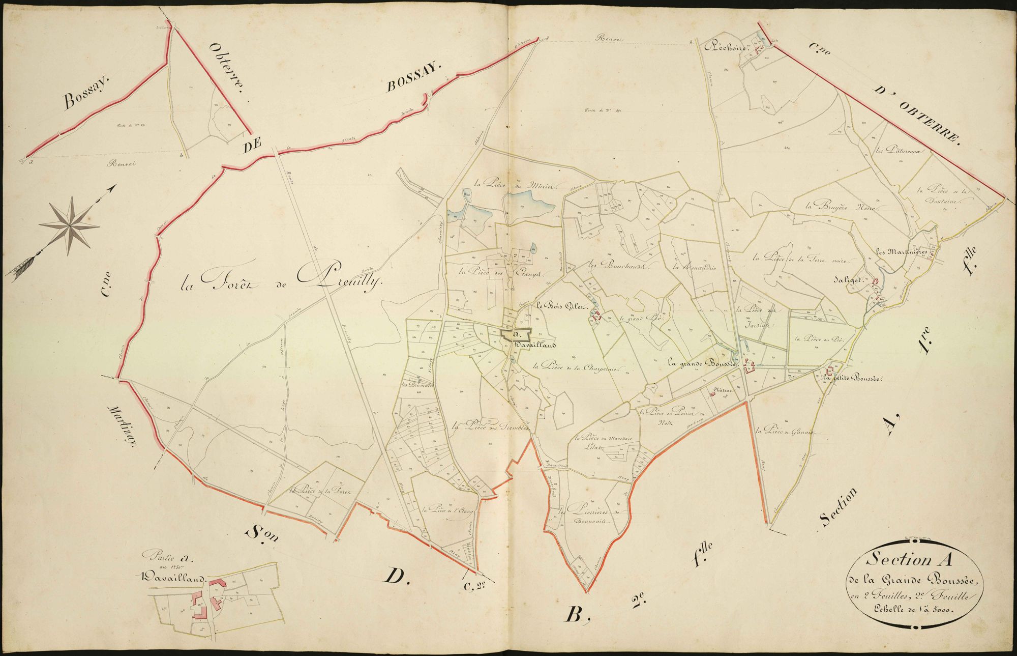 Azay-Le-Ferron - Section A2, dite de la Grande Boussée.