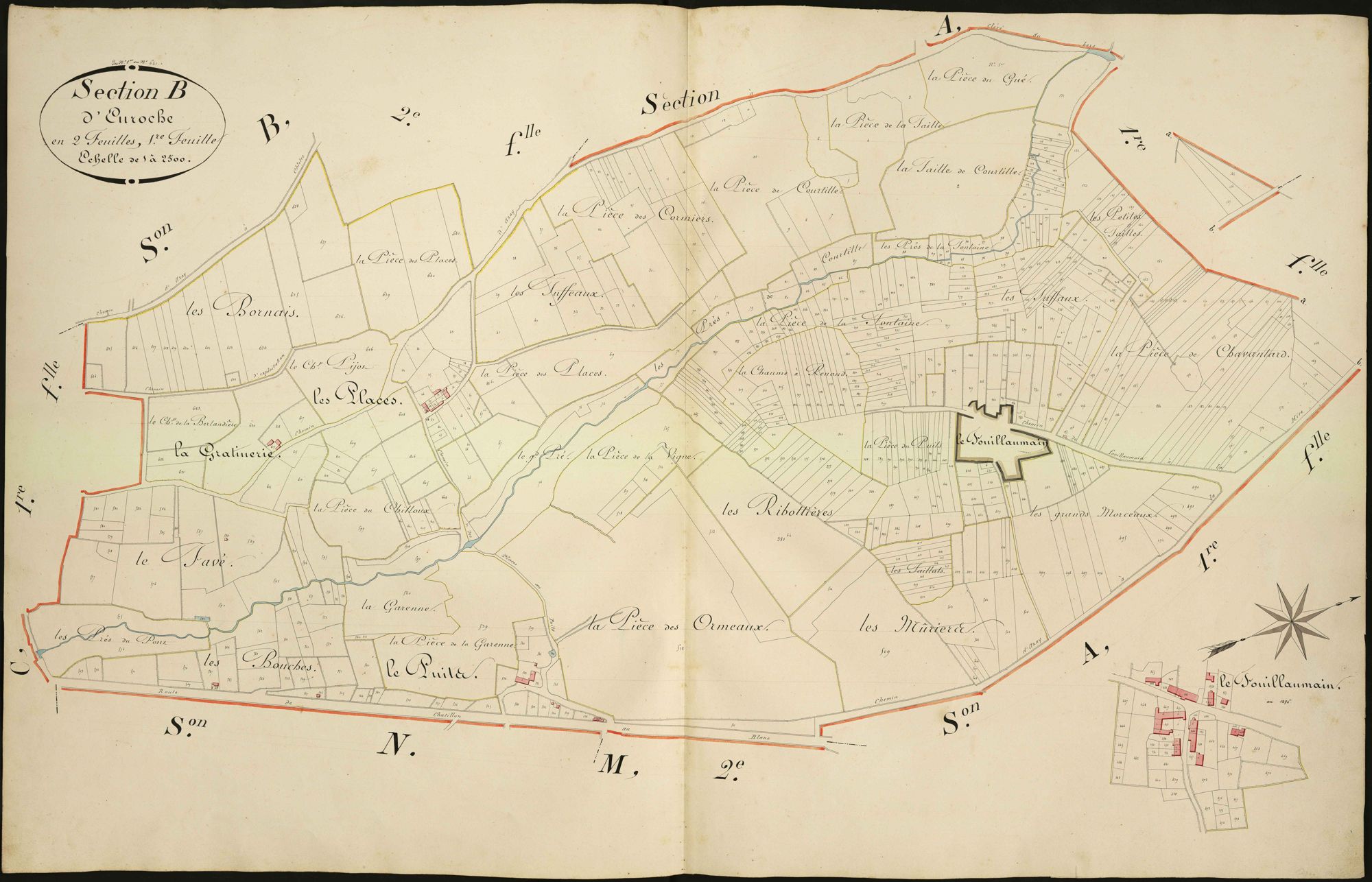 Azay-Le-Ferron - Section B1, dite d' Enroche.