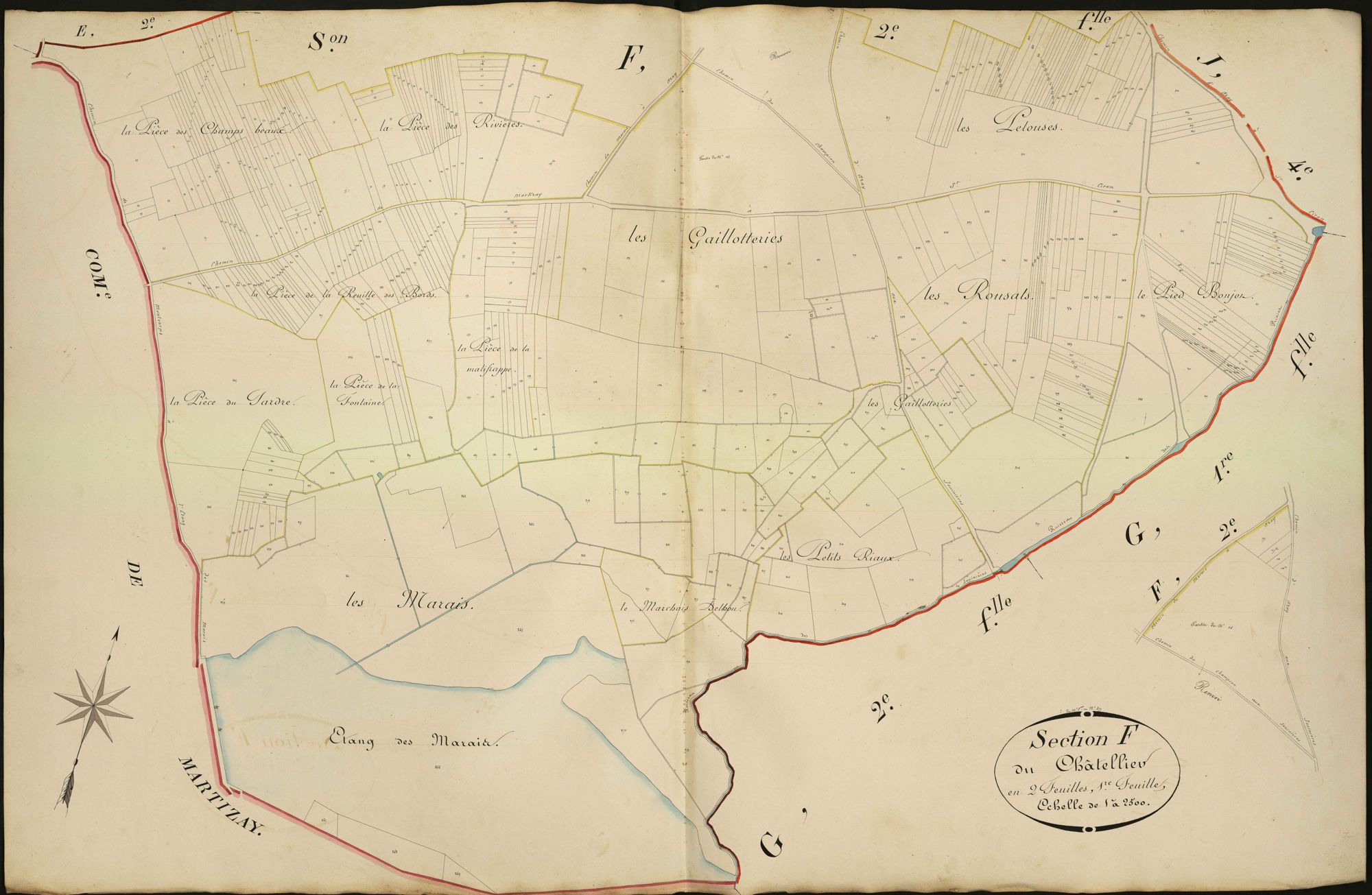 Azay-Le-Ferron - Section F1, dite du Châtellier.