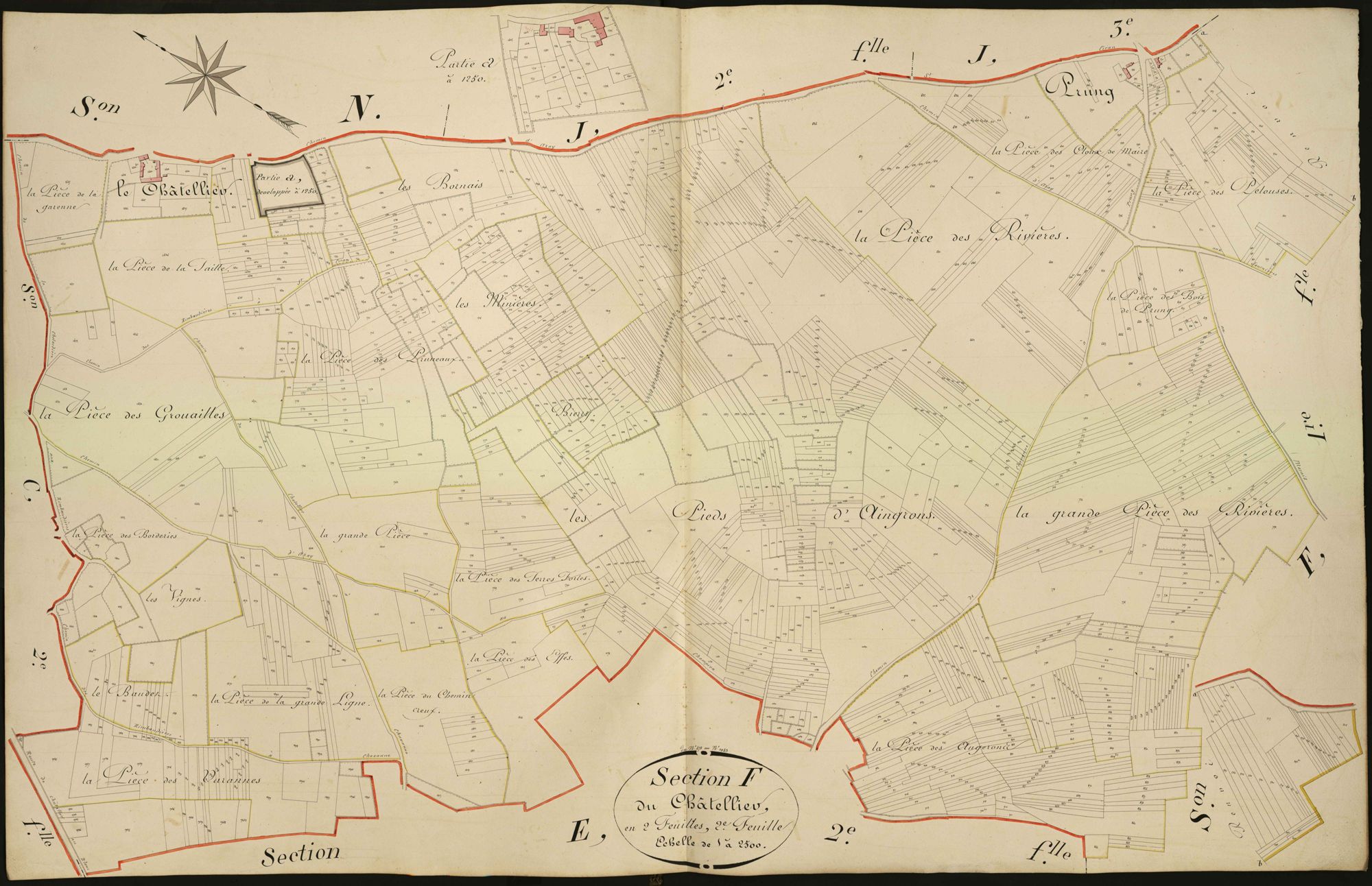 Azay-Le-Ferron - Section F2, dite du Châtellier.