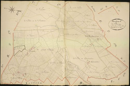 Azay-Le-Ferron - Section C2, dite du Bourg.
