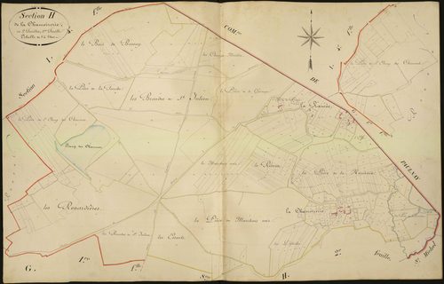 Azay-Le-Ferron - Section H1, dite de la Chamoirerie.