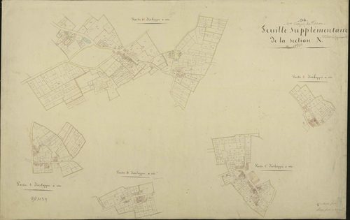 Azay-Le-Ferron - Section N, feuille supplémentaire.