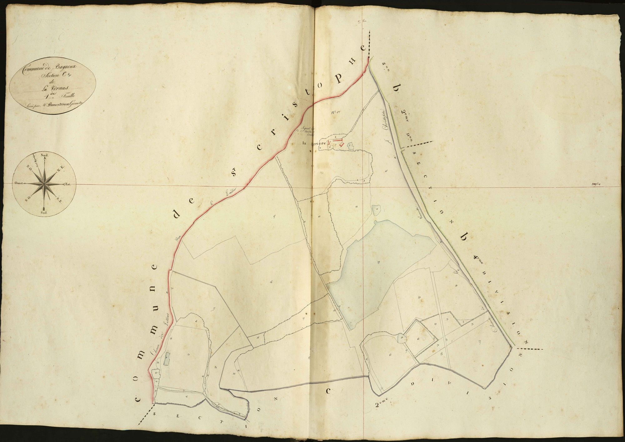Bagneux - Section C1, dite de La Vernus.