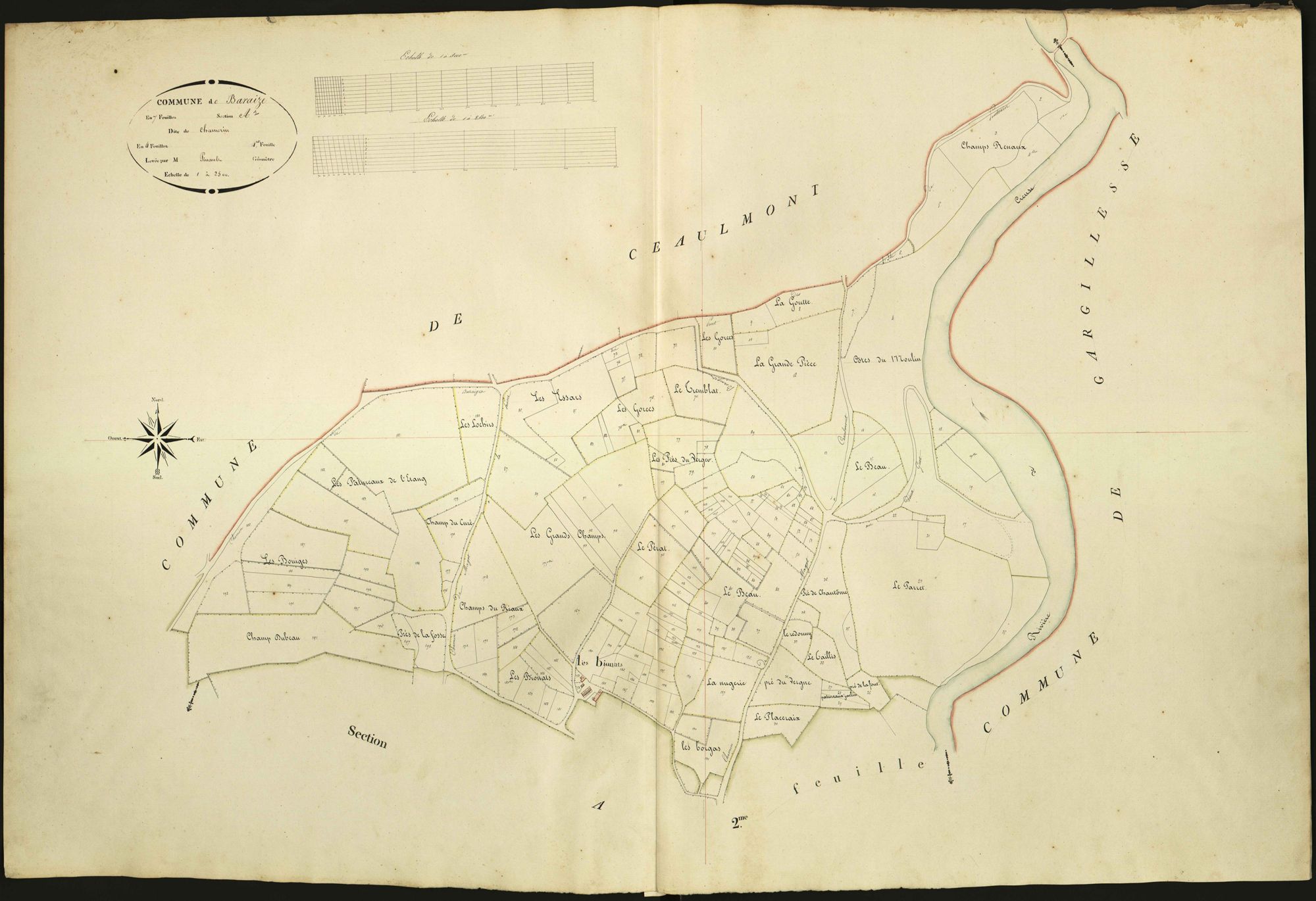 Baraize - Section A1, dite de Chamorin.