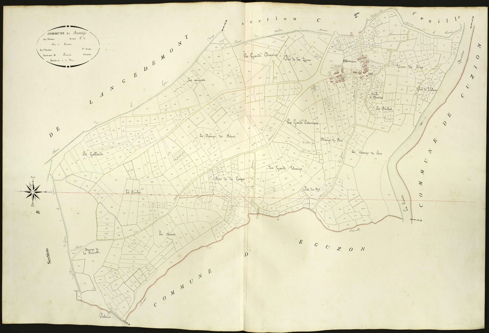 Baraize - Section C2, dite de Cromet.