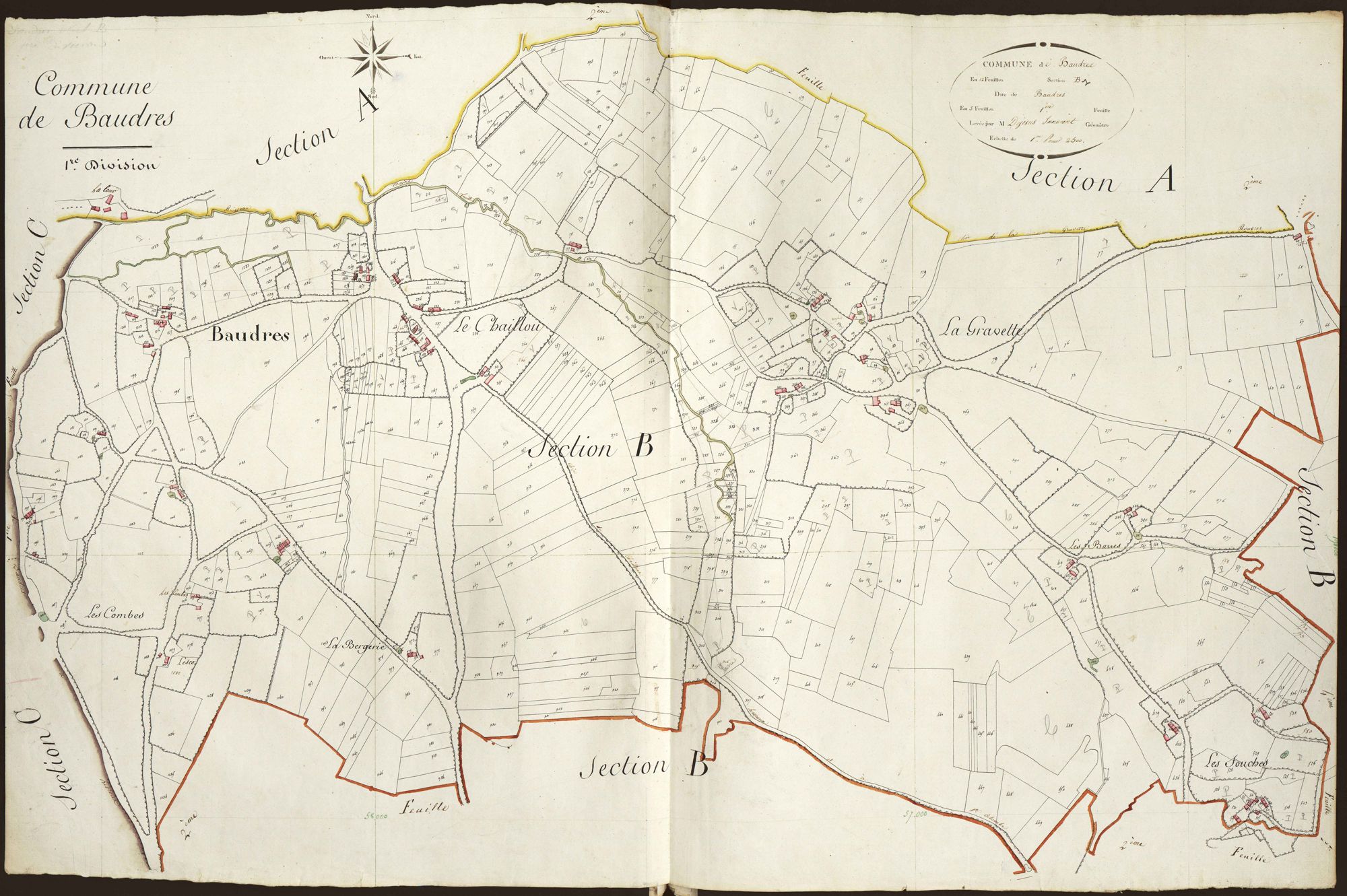 Baudres - Section B1, dite de Baudres.