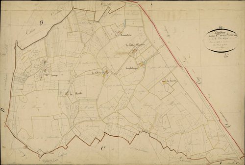 Baudres - Section C1, dite du Bourg.