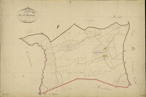Baudres - Section F2, dite de Montenay.