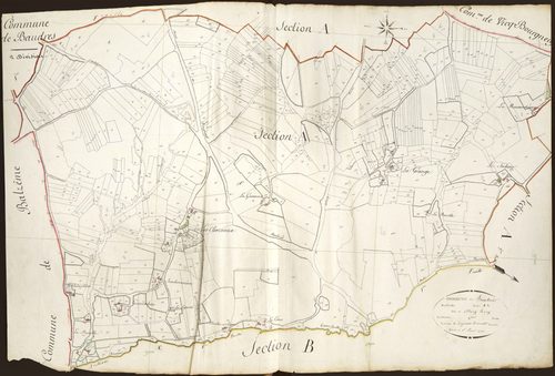Baudres - Section A2, dite de l'étang Rouy.