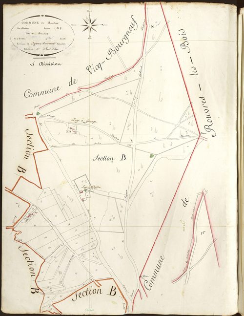 Baudres - Section B4, dite de Baudres.