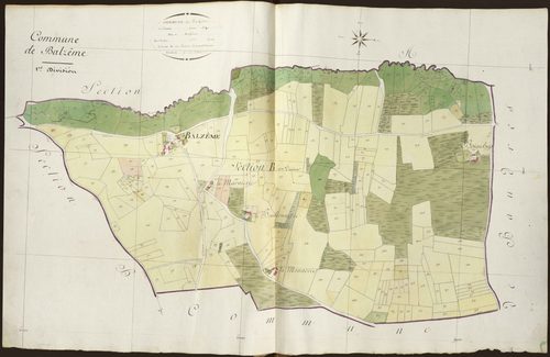 Baudres - Section B1, dite de Balzème.