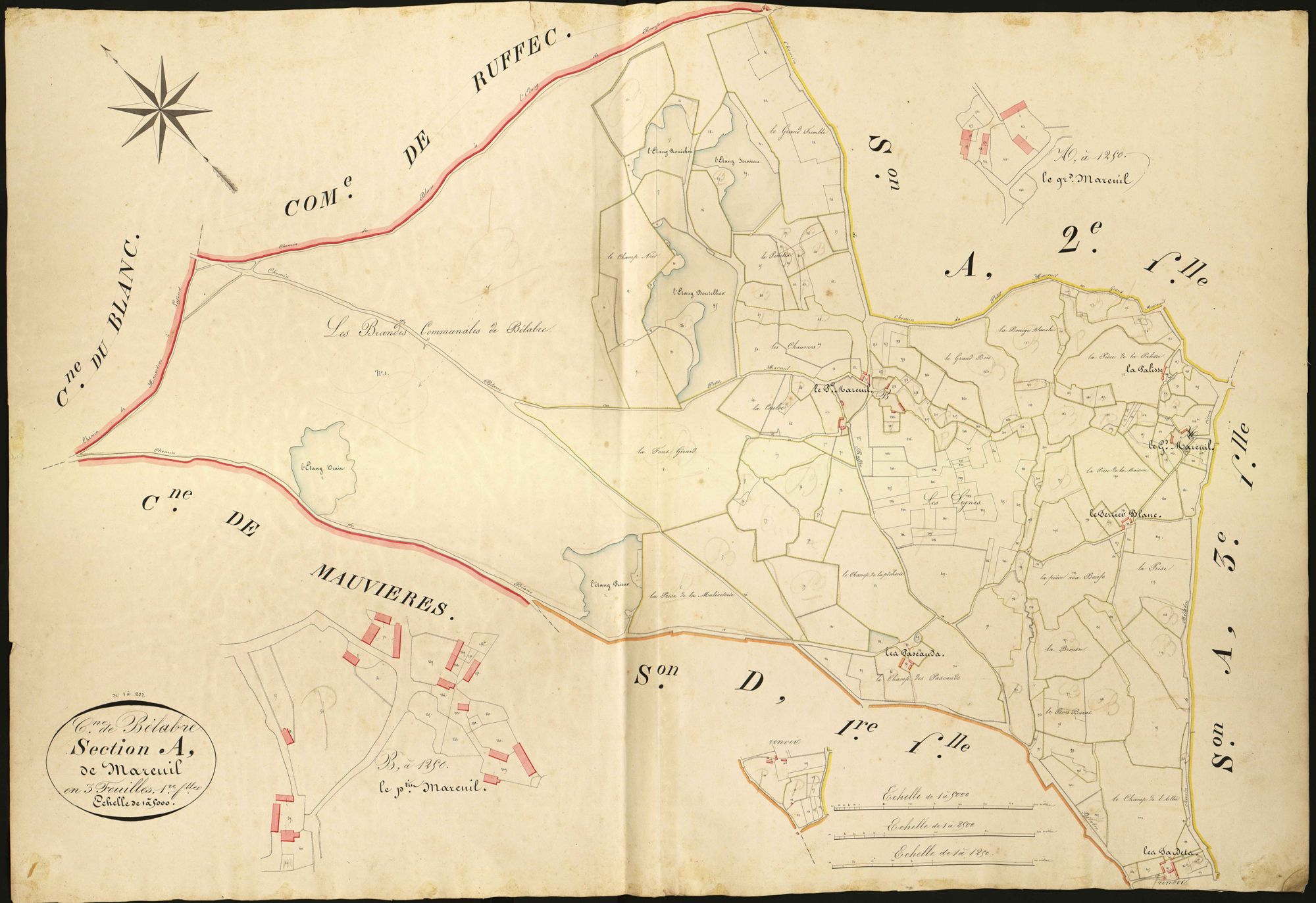 Bélâbre - Section A1, dite de Mareuil.