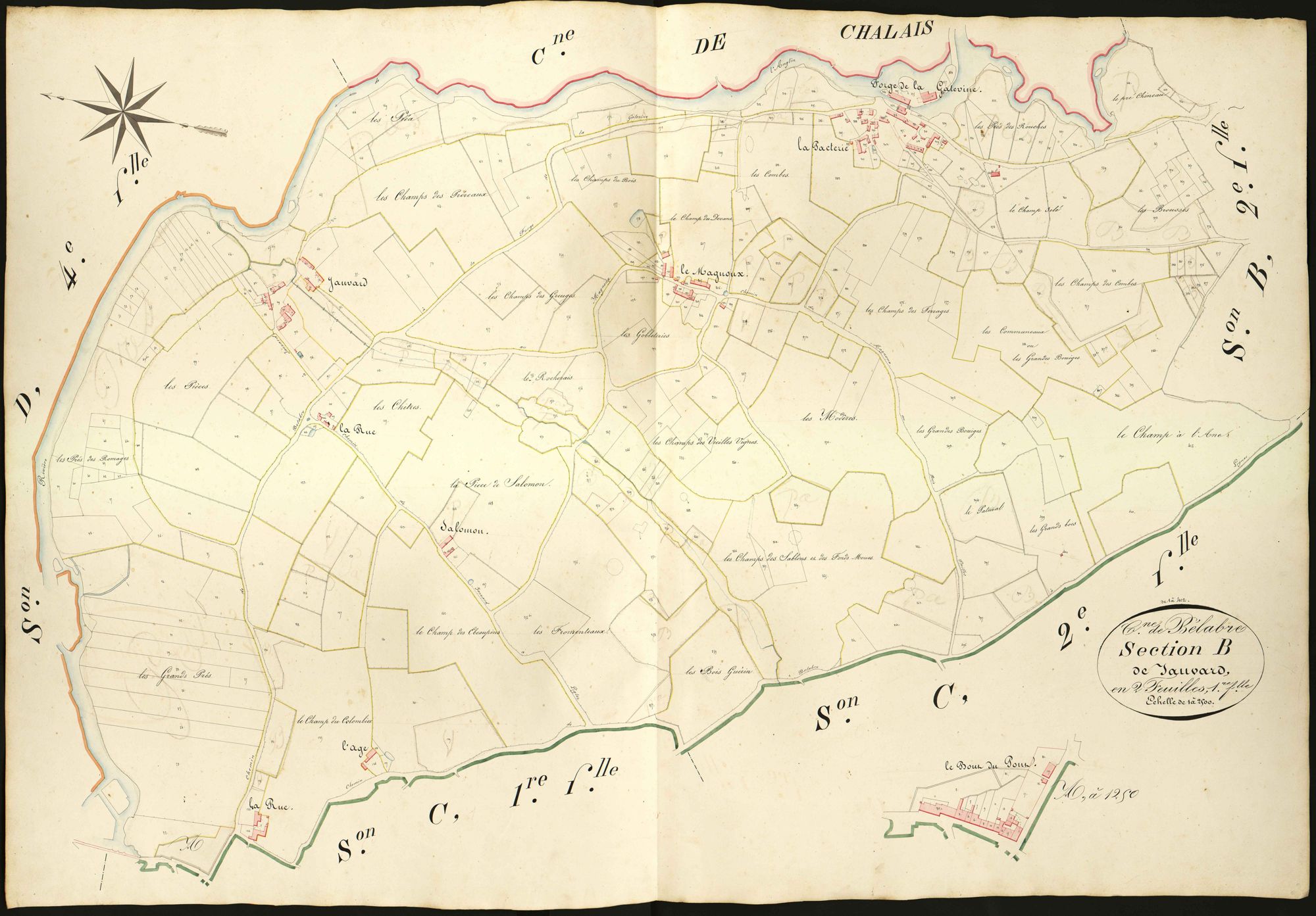 Bélâbre - Section B1, dite de Jauvard.